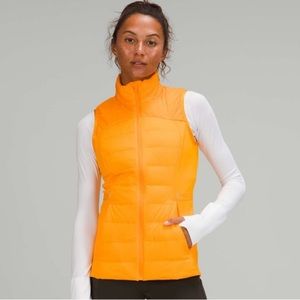 Lululemon light weight vest .size 10 .down filled .